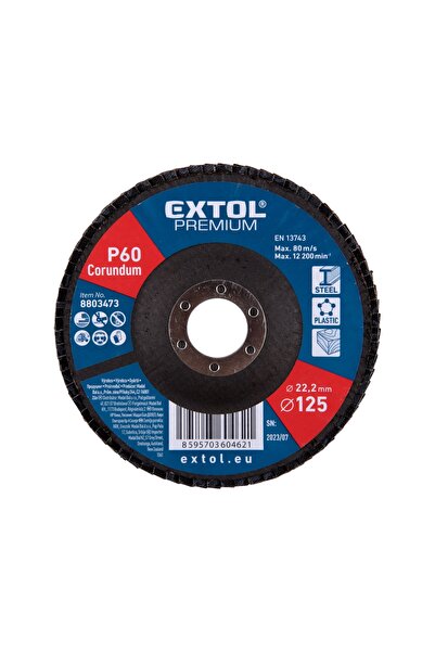 Extol Premium Disc abraziv P60, EXTOL PREMIUM, 8803473, O125mm
