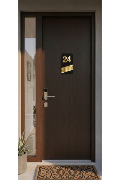 Dekor Kapı Numarası Kişiselleştirilebilir