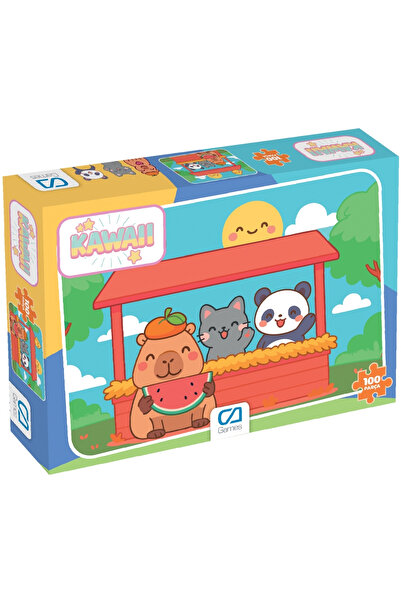CA Games Kawaii Capybara and His Friends Licensed 100 Piece 34X24Cm Children'...