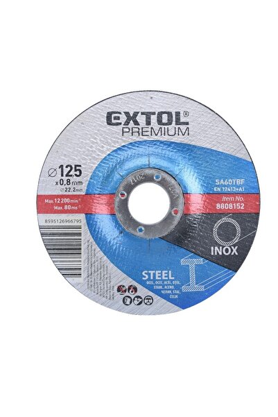 Extol Premium Cutting disc for steel, Extol Premium, 8x22.2mm