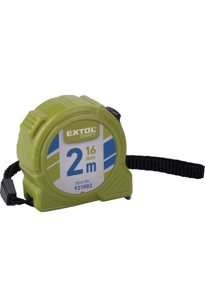 EXTOL CRAFT Ruletă de măsurare 2m, EXTOL PREMIUM, 921002, lățime 16mm