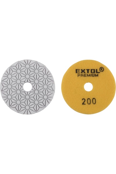 Extol Premium Disc diamantat cu velcro, EXTOL, 100 mm, 8803094, uscat/umed