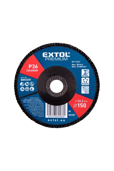 Extol Premium disc de șlefuit, 8803481, O150mm, P36