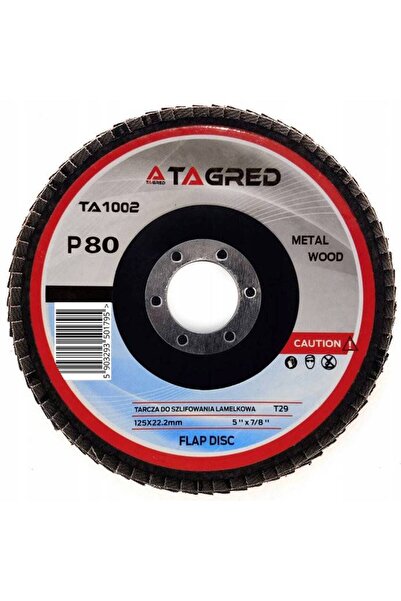 Tagred Professional TA1002-Circular disc for metal grinding 125mm/22.23mm P80...