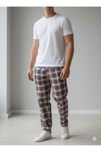 John Red Erkek Pamuklu Pijama Altı