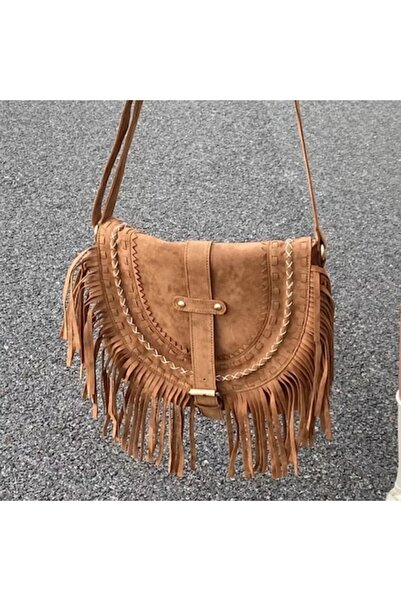 PriStyle ® Women's Crossbody Bag, Faux Suede with Fringes