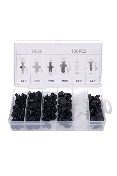 Kraft&dele Upholstery fixing clip set, 100 pcs, KD10498,