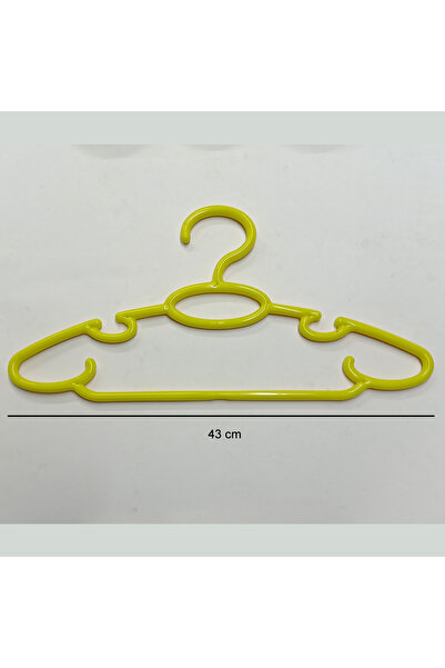 AĞIRSOY 10 Pieces Skirt, Pants, Dress Hangers 43 cm