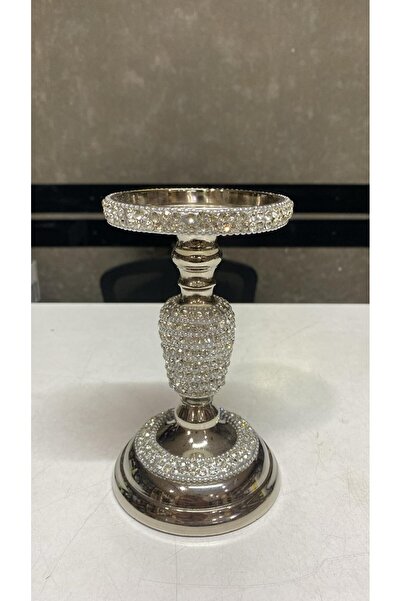 Sembol MERYN ŞAMDAN KROM 10X10X15 CM