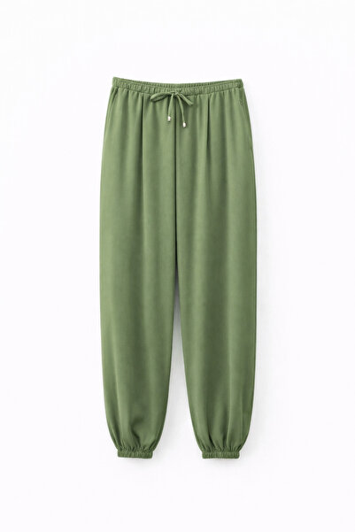 Mixray 4791 Жіночі штани-джоггери з плісированими штанинами, хакі