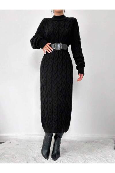 Get Crazy rochie de tricotat cu detalii din plasă pentru femei