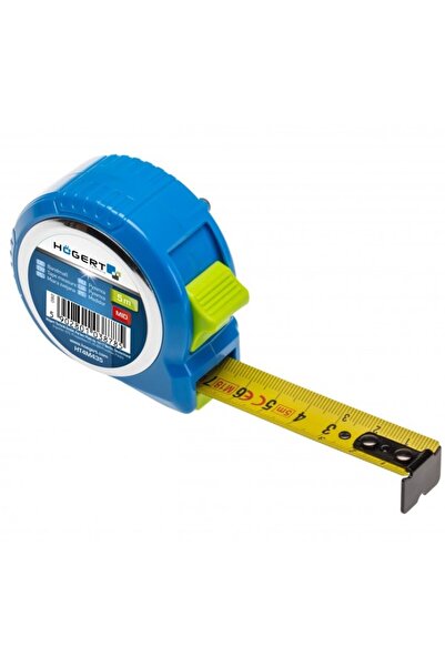 Hogert Ruletă, HT4M435, 5 m, 19 mm, ergonomică și ușoară