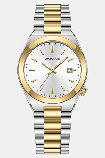 Chaperone Women Wrist Watch Sleek White Dial Steel Cord C002300