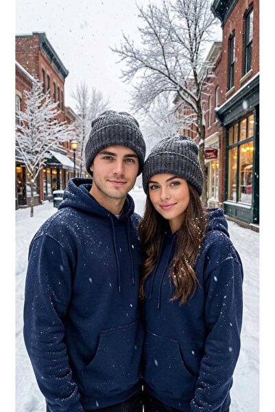 LAGRANZE Dear Beanie Set – Unisex Winter Knitwear Beanie Set