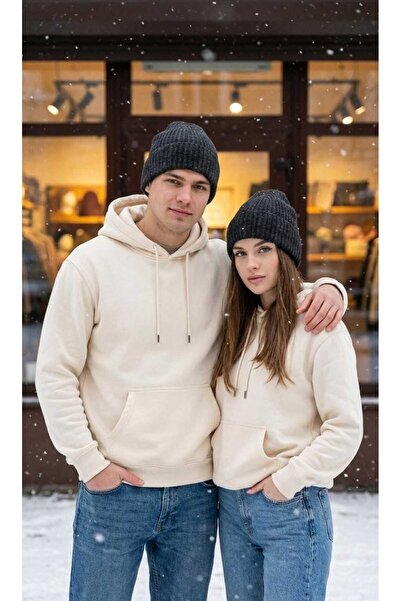 LAGRANZE Dear Beanie Set – Unisex Winter Knitwear Beanie Set