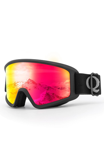 Other Qunature ski goggles, anti-fog, black frame, adults, with double lens