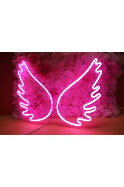 Slasa لوحة نيون مضيئة 35×45 سم، لون وردي، مزودة بإضاءة LED، مصنوعة من الأكريل...