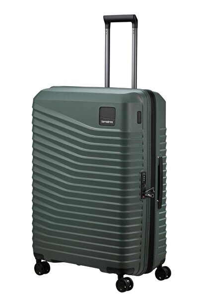 Samsonite INTUO – Troller SPIN 75/28 cm EXP Verde Olive (Large, Extensibil)
