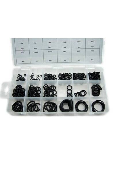 Hogert Set de 225 garnituri de cauciuc, Hogert, cu 18 dimensiuni diferite