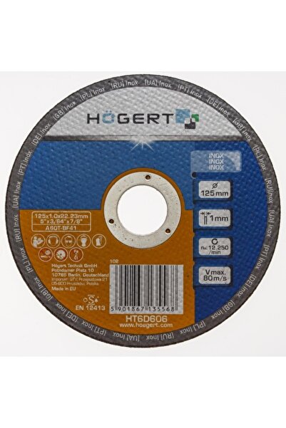 Hogert HT6D606 abrasive disc, 125 mm, ultra thin 1.0 mm