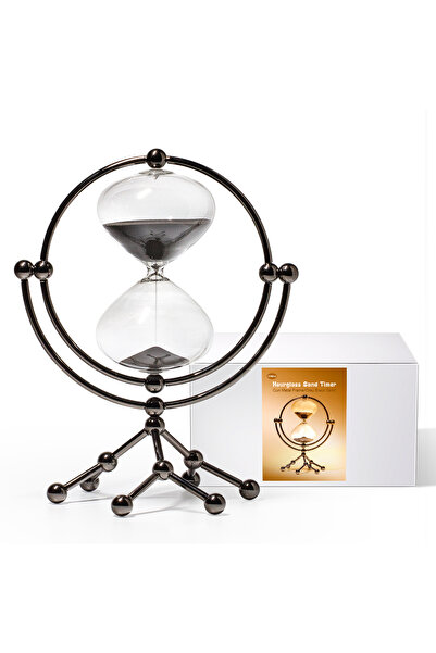 PUKON Modern Home Decor Office Desk Hourglass Fashion Half Hourglass Design w...