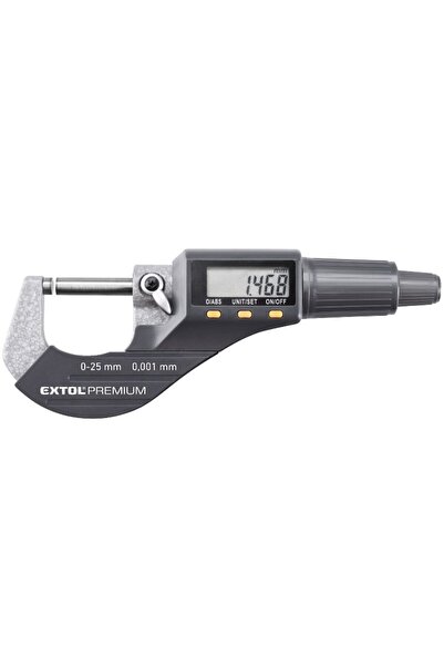 Extol Premium Micrometer, Extol Premium, digital, 0-25 mm, resolution 0.001 mm