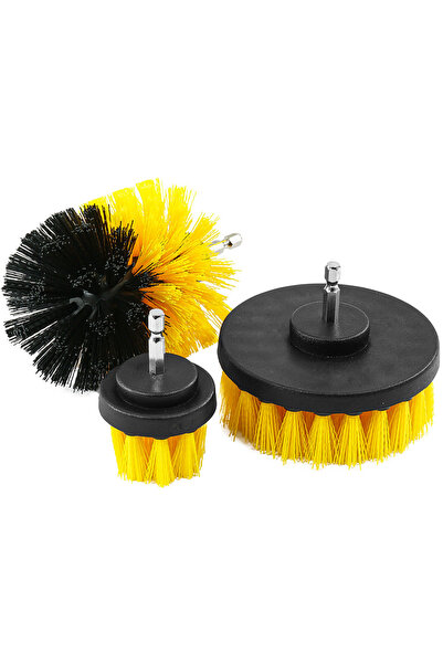 VERKE Set perii rotative pentru burghiu, VERKE, set de 3 bucăți de 1/4", V08129