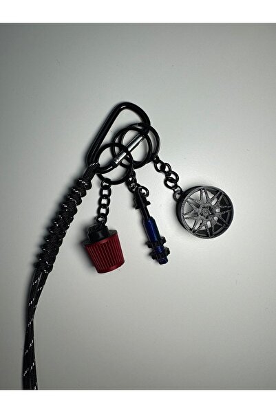 STRONGKEYCO FITNESS ACCESSORIES Araba Tutkunları İçin l Anahtarlık Seti - jan...