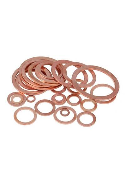 Hogert Set de 110 șaibe din cupru, Hogert, cu 6 dimensiuni diferite