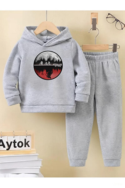 aytok tekstil Cotton Winter Girls Boys Children Tracksuit Set 5 6 7 8 9 10 11...