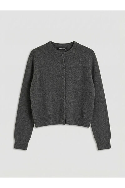 LC Waikiki ESVAB • Modern & Seçkin Sıfır Roba Yaka Kadın Triko Hırka