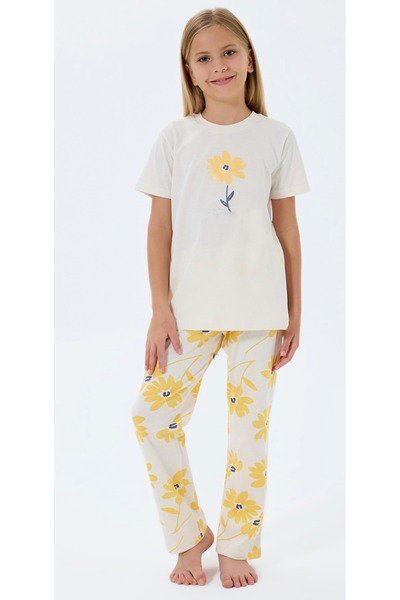 Rolypoly Girl, 100% Cotton, (with Socks as a Gift), Pajama Set