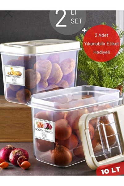 b11 10-liter transparent food storage bucket