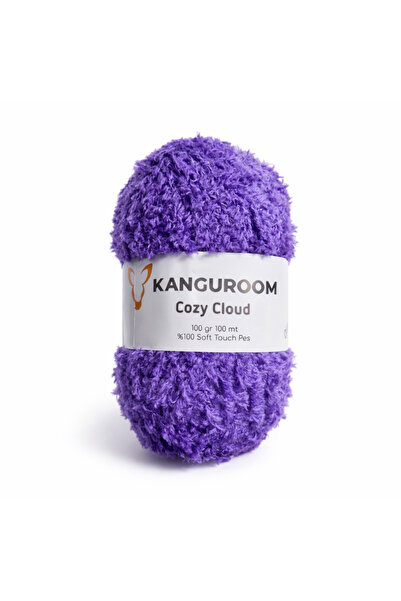 Kanguroom Cozy Cloud Plush Hand Knitting Yarn Lavender Cc04