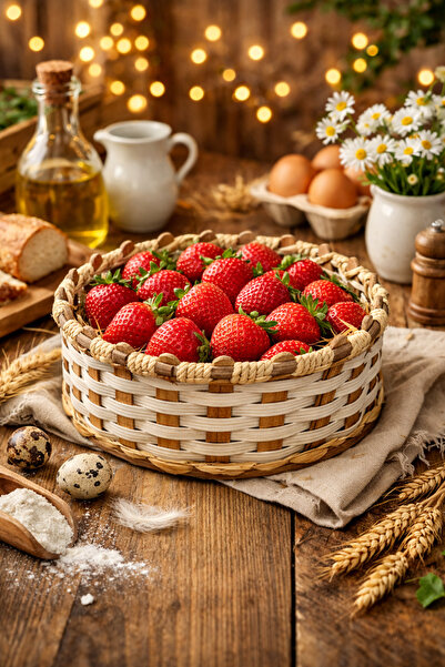 seymenbıçakçılık سلة خشبية كبيرة الحجم - منظم وسلة عرض مصنوعة يدويًا من الخشب...