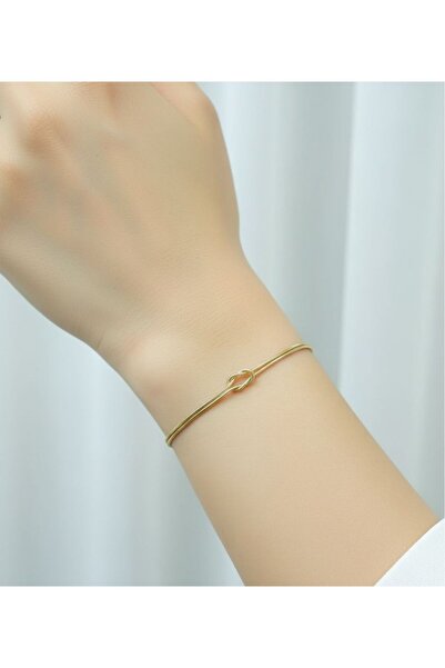 kuyumcu nurettin 3,30 gr (GRAM) Balık Sırtı Aşk Düğümü Bileklik Künye 14 Ayar...