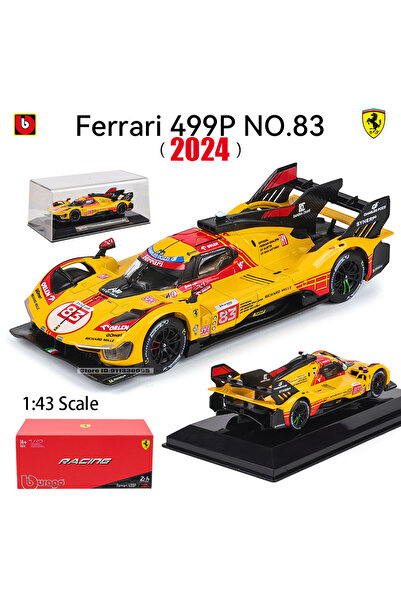 Choice13 2024 499P رقم 83 بوراجو 1:43 لومان فيراري 499P 2024 488 250 512 سيار...