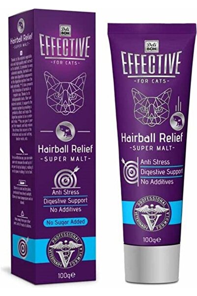 Delibon Effective Hairball Relief Super Kedi Tüy Yumak Engelleyici Malt 100G