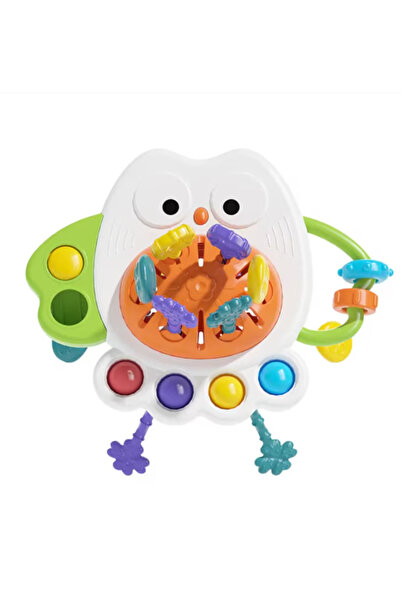 GHEMOTOC Jucărie senzorială GHEMOTOC® pentru bebeluși și copii mici,bufnita