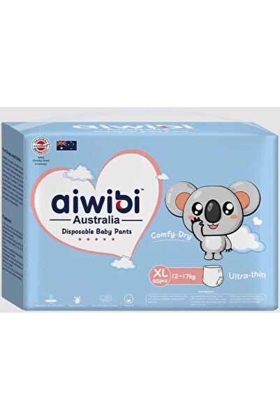 Aiwibi Ultra-Thin Baby Pants Diaper – 360° Stretch Waist-X-Large 40