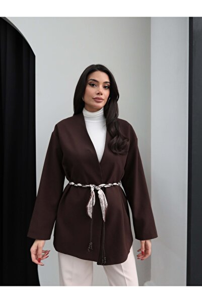 ESRAHELVACI Foulard Belted Jacket