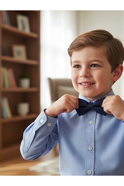 E-Giyimbank Unisex Children's Elastic Bow Tie Adjustable, 3-7 Years Old Child...