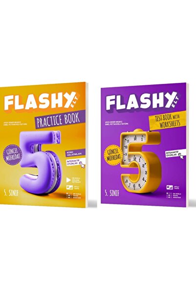 Hız Yayınları Flashy Elt 2026 5. Sınıf Flashy Practice Book + Skills + Test S...