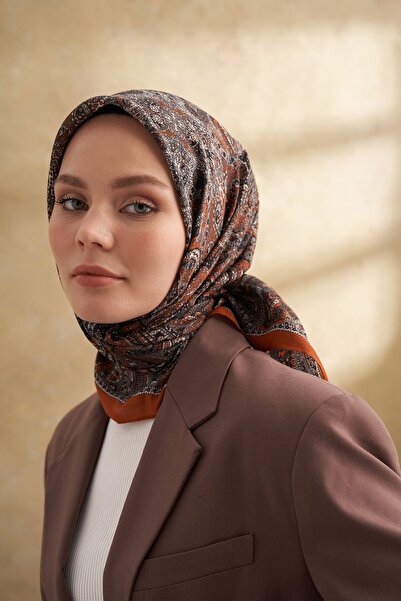 ARMANDA Floş Viscos Vintage Pattern Scarf