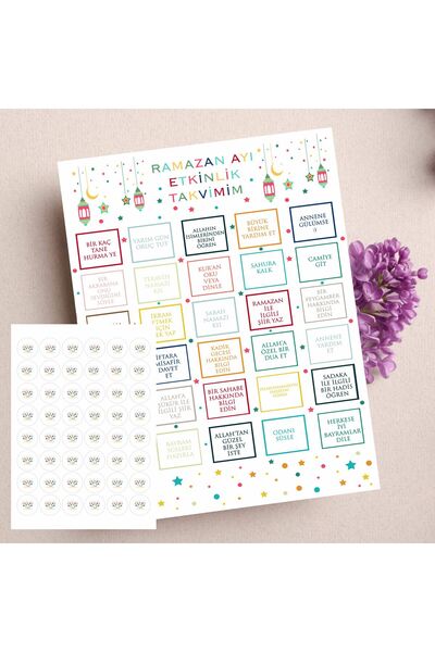 43 cici süsler organizasyon Ramazan Ayı İçin Miniklere Özel Planlayıcı Aktivi...