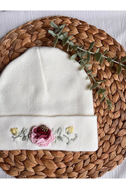 Babyyıldız Children's Embroidered Beret 2/10 Years Old