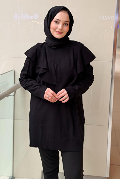 Ghisa 26KOBTNK4206 Siyah Tunik