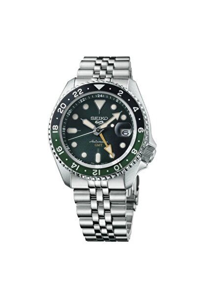 Seiko 5 Sports Gmt Ssk035 Automatic Ceramic Bezel Steel Men's Watch Without B...
