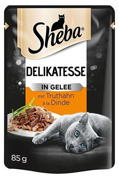 SHEBA Pouch Hindili Yetişkin Kedi Konservesi 85 gr