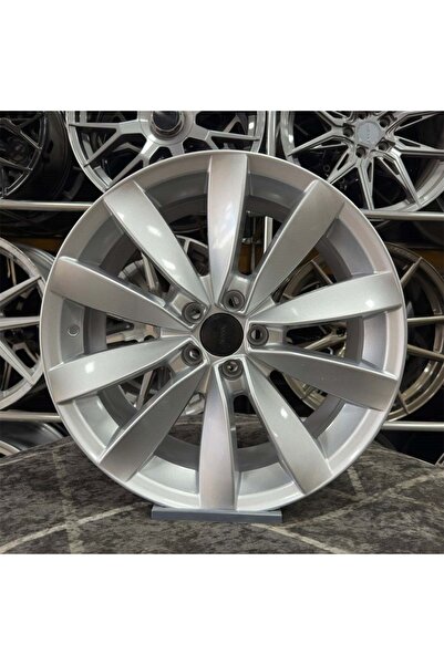 carre 18 inç 5x108 Lugano Focus Mondeo Uyumlu Gümüş Jant Modeli (4 Adet)